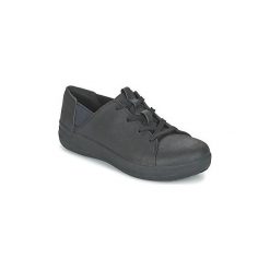 Buty FitFlop F-SPORTY LACE-UP SNEAKER. Czarne buty sportowe damskie marki FitFlop, bez wzorów, bez zapięcia. Za 423,20 zł.