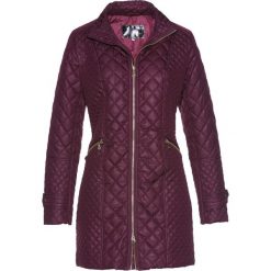 Płaszcz pikowany bonprix czarny bez. Fioletowe płaszcze damskie bonprix, eleganckie. Za 149,99 zł.