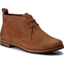 Botki CAPRICE - 9-25100-29 Cognac Suede 307. Brązowe botki damskie skórzane marki Caprice. W wyprzedaży za 239,00 zł.