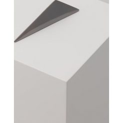 Kolczyki damskie: Vibe Harsløf EARRING TRIANGLE Kolczyki black rhodium