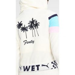 Fenty PUMA by Rihanna ZIP UP RACING Kurtka wiosenna vanilla ice. Białe kurtki damskie marki Fenty PUMA by Rihanna, l, bez wzorów, z bawełny, bez kaptura. Za 839,00 zł.