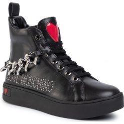 Sneakersy LOVE MOSCHINO - JA15533G08JD0000 Nero. Czarne półbuty damskie Love Moschino, ze skóry ekologicznej. W wyprzedaży za 519,00 zł.