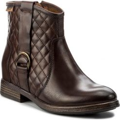 Botki PIKOLINOS - W8M-8921 Olmo. Brązowe buty zimowe damskie Pikolinos, z materiału, na obcasie. W wyprzedaży za 379,00 zł.