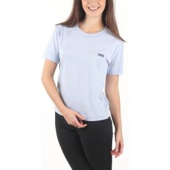 Vans Junior V Koszulka Niebieski. Niebieskie koszulki damskie Vans, xs, z nadrukiem, z bawełny, bez kołnierzyka. Za 128,95 zł.