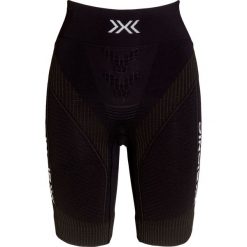 Spodenki X-BIONIC EFFEKTOR 4.0 RUN. Czarne spodnie damskie X BIONIC, m, bez wzorów, ze skóry. Za 420,00 zł.