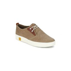 Buty Timberland AMHERST CANVAS PTO. Pomarańczowe trampki męskie Timberland, bez wzorów, bez zapięcia. Za 383,20 zł.