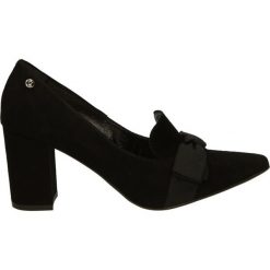 Czółenka - 1586O CAM NER. Czarne buty ślubne damskie Venezia, ze skóry. Za 249,00 zł.