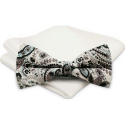Modna Mucha Męska - Alties - Wielokolorowy Wzór MUALTS0197. Muszki męskie Alties, na imprezę, w paski, eleganckie. Za 40,00 zł.