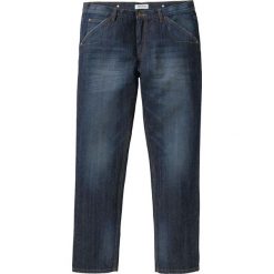 Dżinsy Regular Fit Straight bonprix ciemnoniebieski. Niebieskie spodnie męskie bonprix, m, bez wzorów, z jeansu. Za 54,99 zł.
