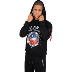 Bluza Alpha Industries Mission To Mars 126330-03 - czarny. Czarne bluzy męskie Alpha Industries, m, bez wzorów, bez kołnierzyka, bez rękawów, bez kaptura. Za 263,99 zł.