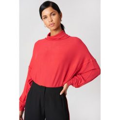 Free People Sweter Alameda - Red. Czerwone swetry oversize damskie Free People, z dzianiny. W wyprzedaży za 121,58 zł.