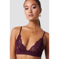 NA-KD Lingerie Koronkowy biustonosz - Purple. Fioletowe biustonosze bezszwowe marki FOUGANZA, z bawełny. Za 40,95 zł.