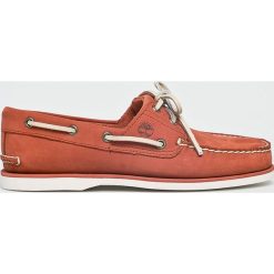 Timberland - Mokasyny Classic Boat. Pomarańczowe mokasyny męskie Timberland, bez wzorów, ze skóry, bez zapięcia. Za 629,90 zł.