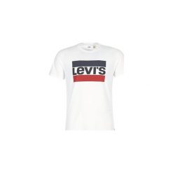 T-shirty z krótkim rękawem Levis GRAPHIC SPORTSWEAR LOGO. Białe t-shirty męskie Levi's®, s, bez wzorów, bez kołnierzyka, krótkie. Za 109,00 zł.