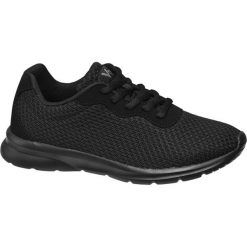 Sneakersy damskie Vty czarne. Czarne sneakersy damskie marki Vty, z materiału. Za 99,90 zł.