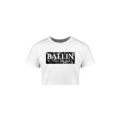 T-shirty z krótkim rękawem Ballin Est. 2013 Camo Grey Shirt. Białe t-shirty męskie Ballin Est. 2013, xxl, bez wzorów, bez kołnierzyka, krótkie. Za 100,74 zł.