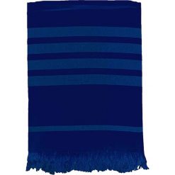 Kąpielówki męskie: Fouta „Peppy” w kolorze granatowym – 170 x 90 cm