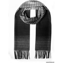 Szalik Męski elegancki przyjemny w dotyku. Czarne apaszki damskie marki Pakamera, bez wzorów, z wełny. Za 99,00 zł.