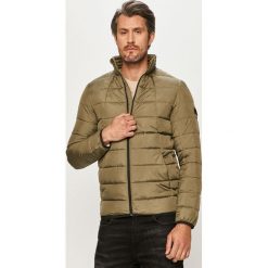Tom Tailor Denim - Kurtka. Czarne płaszcze męskie TOM TAILOR DENIM, s, bez wzorów, z poliesteru, krótkie, bez kaptura. Za 259,90 zł.