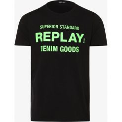 Replay - T-shirt męski, niebieski. Niebieskie t-shirty męskie Replay, s, z nadrukiem, z bawełny, bez kołnierzyka. Za 99,95 zł.