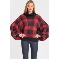 GOLF EMPORIO ARMANI. Czerwone swetry damskie Emporio Armani, bez wzorów, z dzianiny, bez rękawów, bez kaptura. Za 2189,00 zł.