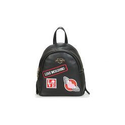 Plecaki Love Moschino JC4097. Czarne plecaki damskie Love Moschino, bez wzorów. Za 949,00 zł.