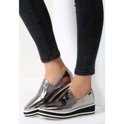 Ciemnosrebrne Slip On Damask. Szare trampki damskie slip on marki Inny. Za 69,99 zł.