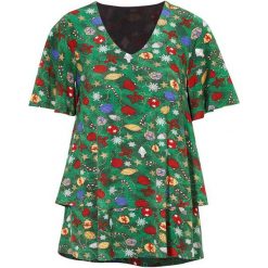 Cellbes Bluzka we wzory female ze wzorem 34/36. Bluzki damskie Cellbes, bez wzorów, z dżerseju, bez kołnierzyka, bez rękawów. W wyprzedaży za 35,00 zł.