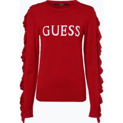 Swetry klasyczne damskie: Guess Jeans - Sweter damski, czerwony