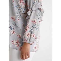 Bluzki asymetryczne: Dorothy Perkins Curve V NECK PRINT Bluzka grey