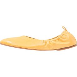 Baleriny damskie lakierowane: KIOMI Baleriny yellow