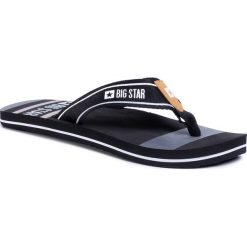 Japonki BIG STAR - FF174460 Black. Czarne klapki męskie BIG STAR, bez wzorów, ze skóry ekologicznej. Za 59,00 zł.