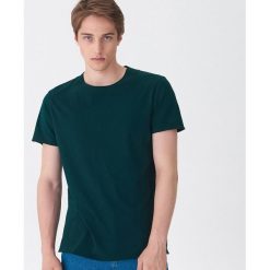 T-shirt basic - Turkusowy. Niebieskie t-shirty męskie House, s, bez wzorów, bez kołnierzyka. W wyprzedaży za 19,99 zł.