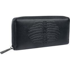 Banned Alternative Skeleton Wallet Portmonetka czarny. Czarne portfele damskie marki Banned Alternative, bez wzorów. Za 79,90 zł.