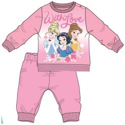 Disney By Arnetta Piżama Dziewczęca Princess 80 Różowy. Różowe piżamy dziewczęce Disney By Arnetta, z nadrukiem, bez rękawów. Za 39,00 zł.