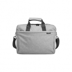 Torba NATEC Mustela 15.6. Szare torby na laptopa marki Natec, w paski, z tkaniny. Za 59,99 zł.