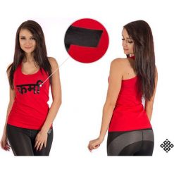 KARMA Bezrękawnik damski Tank Top Red Energy r. XS. Czerwone topy sportowe damskie marki KARMA, xs. Za 62,75 zł.