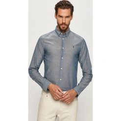AllSaints - Koszula Irvine. Niebieskie koszule męskie AllSaints, s, bez wzorów, z bawełny, eleganckie, z klasycznym kołnierzykiem, z długim rękawem. Za 439,90 zł.