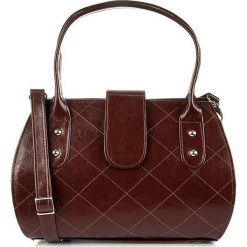 Elegancki kuferek ze skóry naturalnej DAN-A T256 koniak - koniak. Kuferki damskie DAN-A, bez wzorów, ze skóry, eleganckie, bez dodatków. Za 219,99 zł.