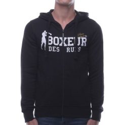 Bluzy męskie: BOXEUR Bluza męska czarna r. XXL (BXE-4784F)