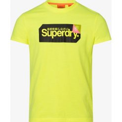 Superdry - T-shirt męski, żółty. Żółte t-shirty męskie Superdry, xxl, z nadrukiem, z bawełny, bez kołnierzyka. Za 149,95 zł.