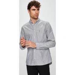 Tommy Jeans - Koszula. Szare koszule męskie marki Tommy Jeans, s, z bawełny, casualowe, button down, z długim rękawem. Za 269,90 zł.
