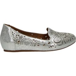 Mokasyny damskie: Mokasyny - 435003 WHITE
