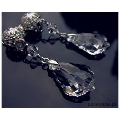 Biżuteria i zegarki: Klipsy ślubne – kryształ Swarovski – Evie