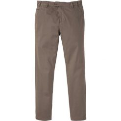 Spodnie chino z wygodnym paskiem Regular Fit bonprix jasnooliwkowy wzorzysty. Zielone spodnie męskie bonprix, m. Za 129,99 zł.