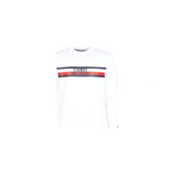 Bluzy Tommy Hilfiger TOMMYLOGO SWEATSHIRT. Białe bluzy męskie TOMMY HILFIGER, xl, bez wzorów, bez kołnierzyka, bez rękawów, bez kaptura. Za 342,55 zł.