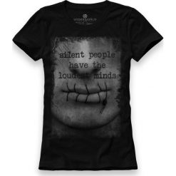 T-shirt damski UNDERWORLD Silent people have. Szare koszulki damskie Underworld, xl, bez wzorów, z bawełny, bez kołnierzyka, bez rękawów. Za 69,99 zł.