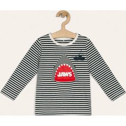 Name it - Lusterko 92-128 cm. Białe t-shirty chłopięce Name it, z aplikacjami, z elastanu, z długim rękawem. W wyprzedaży za 59,90 zł.