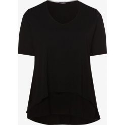 Samoon - T-shirt damski, czarny. Czarne t-shirty damskie SAMOON, bez wzorów, z dekoltem w serek. Za 279,95 zł.