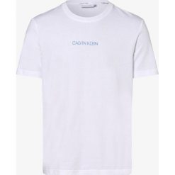 Calvin Klein - T-shirt męski, biały. Białe t-shirty męskie Calvin Klein, m, z nadrukiem, bez kołnierzyka. Za 129,95 zł.